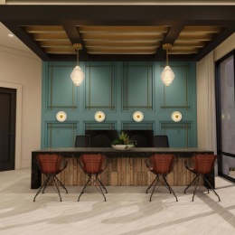 a spacious naturally-lit room